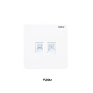 NERO X2 Series Socket Telephone dan Data Outlet Cat5e