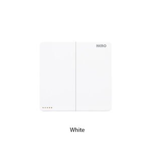 NERO X2 Series Saklar 2 Gang 1 Way with Fluorescent Locator