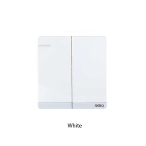 NERO Q7 Saklar 2 Gang 1 Way Fluorescent Locator