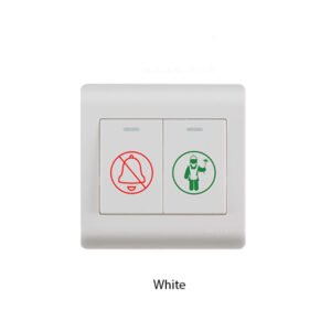 NERO F16 Series 2 Gang 2 Way Switch Fluorescent Locator DND MUR Symbol