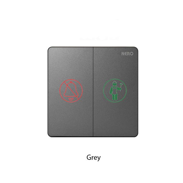 NERO X2 Series 2 Gang 2 Way DND MUR Symbol Bell - Image 2