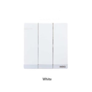 NERO Q7 Saklar 3 Gang 1 Way with Fluorescent Locator