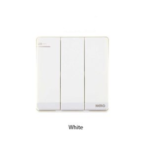 NERO Q7 Saklar 3 Gang 1 Way with LED Indicator