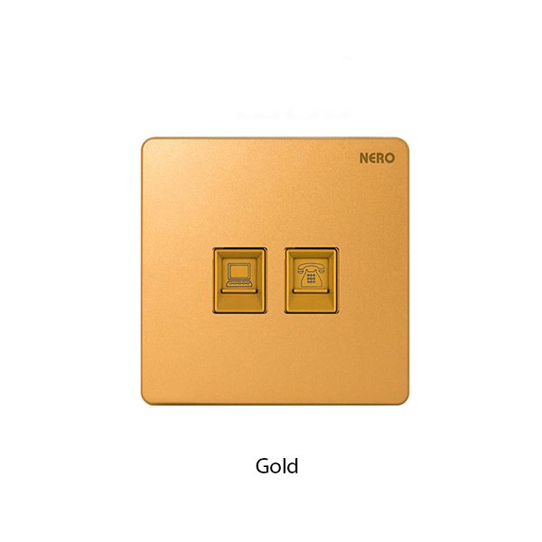 NERO X2 Series Socket Telephone dan Data Outlet Cat6 - Image 3