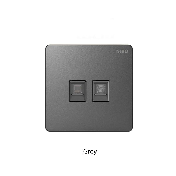 NERO X2 Series Socket Telephone dan Data Outlet Cat6 - Image 2