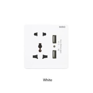 NERO X2 Series Universal Socket Twin USB A