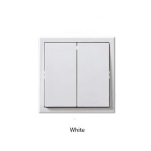 SIMON E3 Series Saklar 2 Gang 1 Way