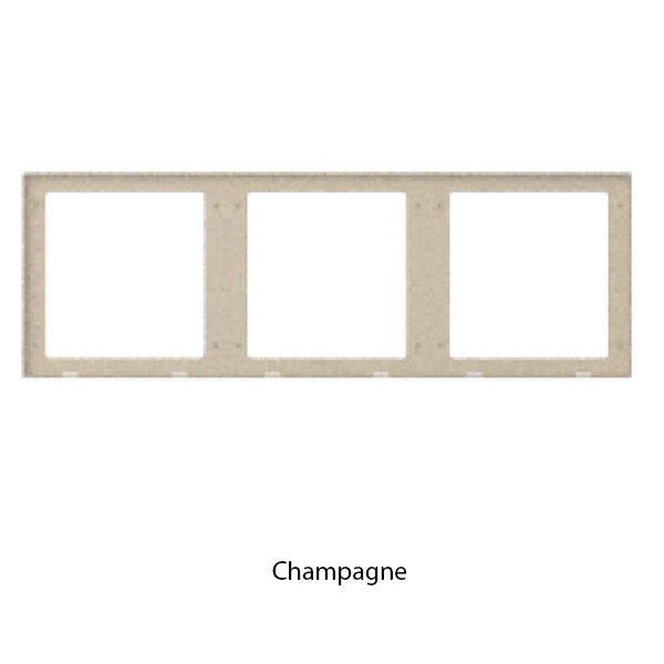 SIMON E3 Series Frame 3 Gang - Image 3