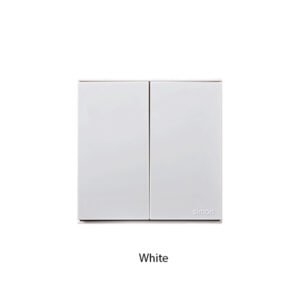 SIMON E6 Series Saklar 2 Gang 1 Way