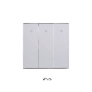 SIMON E6 Series Saklar 3 Gang 1 Way LED Indicator