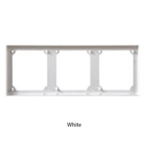 SIMON E6 Series Frame 3 Gang