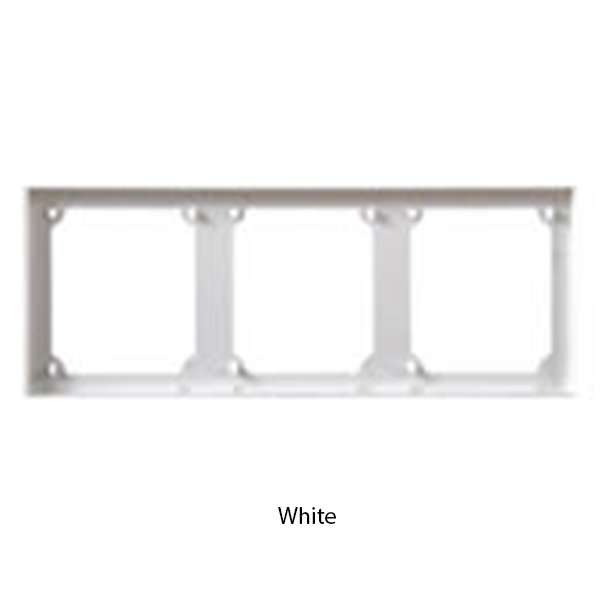 SIMON E6 Series Frame 3 Gang