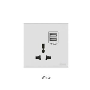 SIMON E6 Series Multi Standart Socket Twin USB