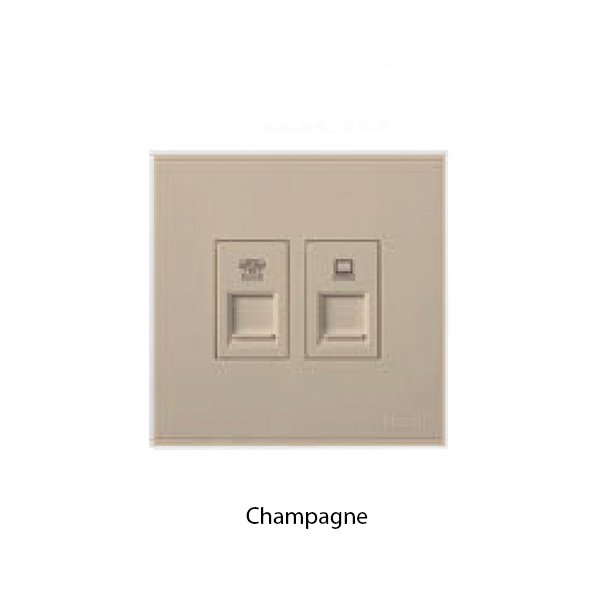 SIMON E6 Series Socket Telephone dan Data Outlet - Image 3