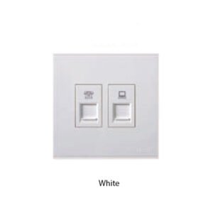 SIMON E6 Series Socket Telephone dan Data Outlet