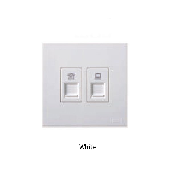 SIMON E6 Series Socket Telephone dan Data Outlet