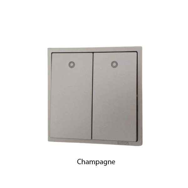 SIMON i7 Series Saklar 2 Gang 1 Way LED Indicator - Image 3