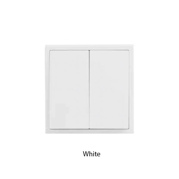 SIMON i7 Series Saklar 2 Gang 1 Way