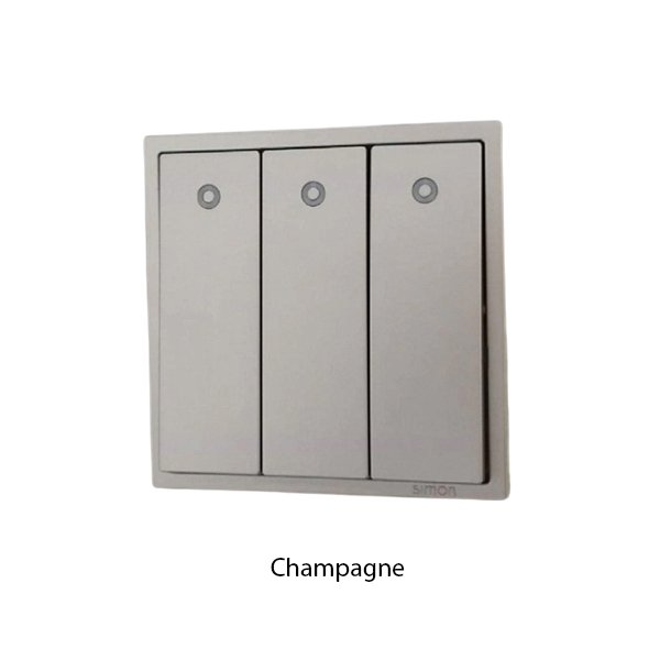 SIMON i7 Series Saklar 3 Gang 2 Way LED Indicator - Image 3