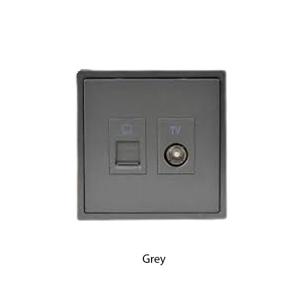 SIMON i7 Series Socket TV dan Data Outlet Cat.6 - Image 2