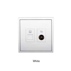 SIMON i7 Series Socket TV dan Data Outlet Cat.6