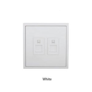 SIMON i7 Series Socket Twin Data Outlet