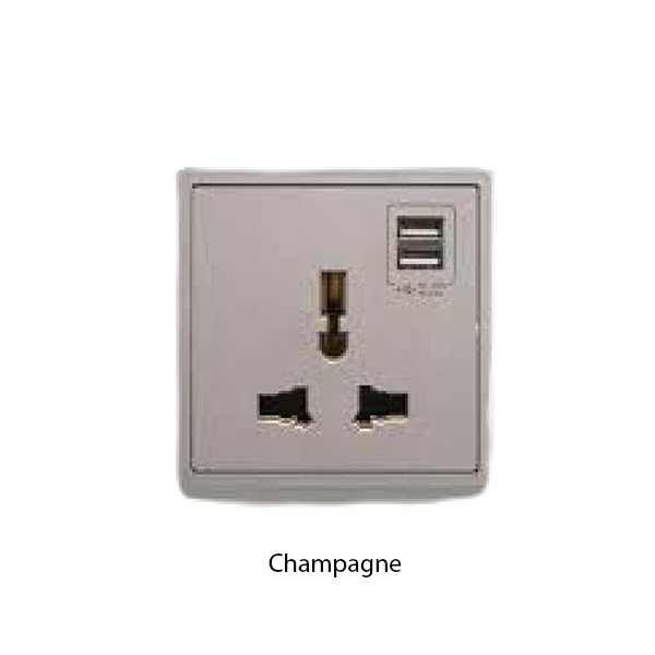 SIMON i7 Series Socket Multistandard Twin USB - Image 3