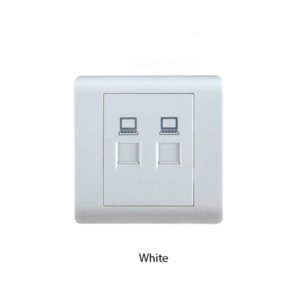 NERO F16 Series Twin Data Outlet Cat5e With Shutter