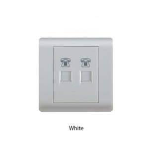 NERO F16 Series Twin Telephone Outlet with Shutter