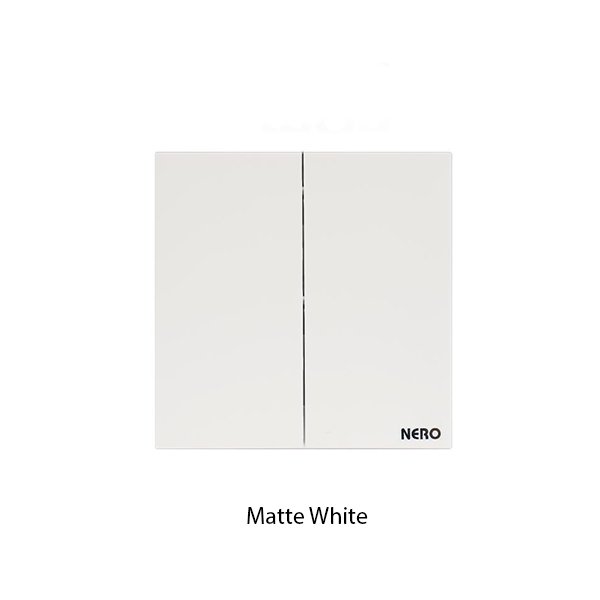 NERO Q3L Saklar 2 Gang 1 Way