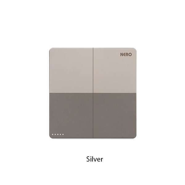 NERO Z4 Saklar 2 Gang 1 Way Fluorescent Locator