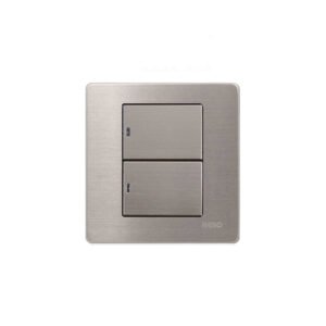 NERO V8 Saklar 2 Gang 1 Way LED Locator