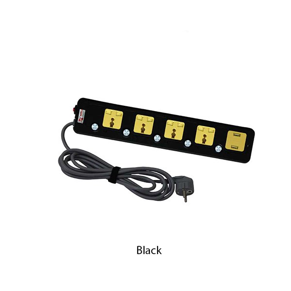 NERO Stop Kontak Ekstensi 4 Gang Shutter 1 Gang Twin USB A