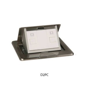 NERO Stop Kontak Lantai Data Outlet Cat5e Ganda