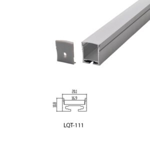 LED Housing Aluminium Profil Linear LED Strip LQT111 20mm x 11mm