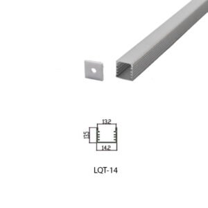LED Housing Aluminium Profil Linear LED Strip LQT14 14mm x 14mm