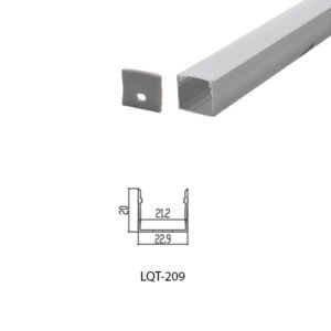 LED Housing Aluminium Profil Linear LED Strip LQT209 23mm x 20mm