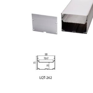 LED Housing Series Aluminium Profile Linear LED Strip LQT262 100mm x 75mm