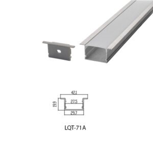 LED Housing Aluminium Profile Linear LED Strip LQT71A 42mm x 20mm