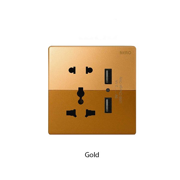 NERO Z4 Stop Kontak Universal USB Shutter Ganda - Image 2