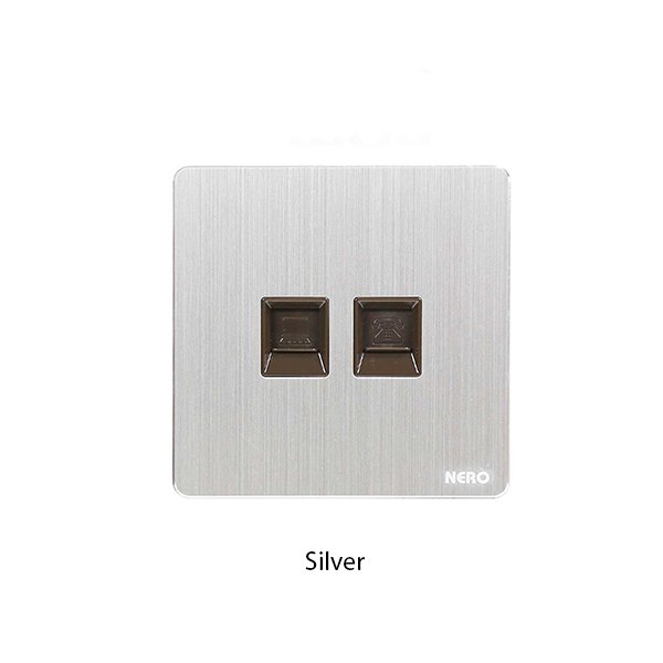 NERO V11 Telephone Data Outlet Cat6 Shutter
