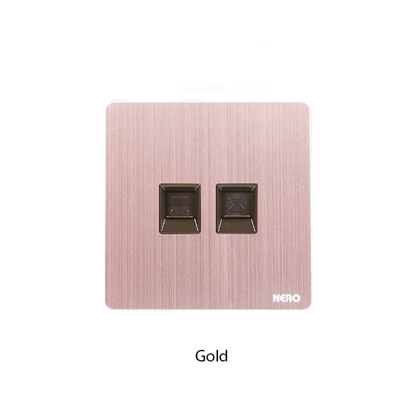 NERO V11 Telephone Data Outlet Cat6 Shutter - Image 2