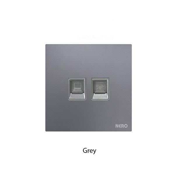 NERO Q3L Telephone dan Data Outlet Cat6 Shutter - Image 2