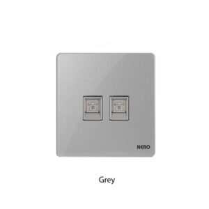 NERO i9 Series Twin Telephone Outlet Shutter I9PH2