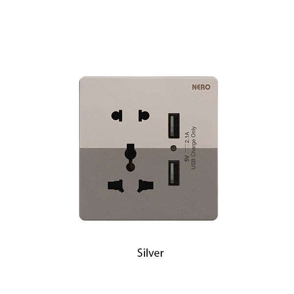 NERO Z4 Stop Kontak Universal USB Shutter Ganda