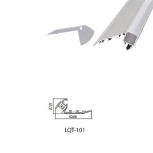 LED Housing Series Aluminium Profile Linear LED Strip LQT101 66mm x 27mm