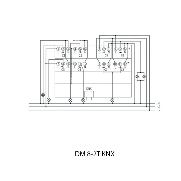Theben Actuator Series DM 8 2 T KNX 4940285 - Image 2