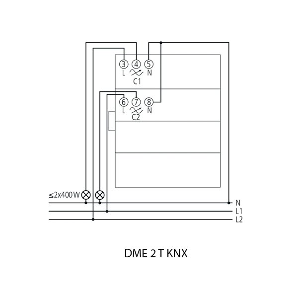 Theben Actuator Series DME 2 T KNX 4930270 - Image 2
