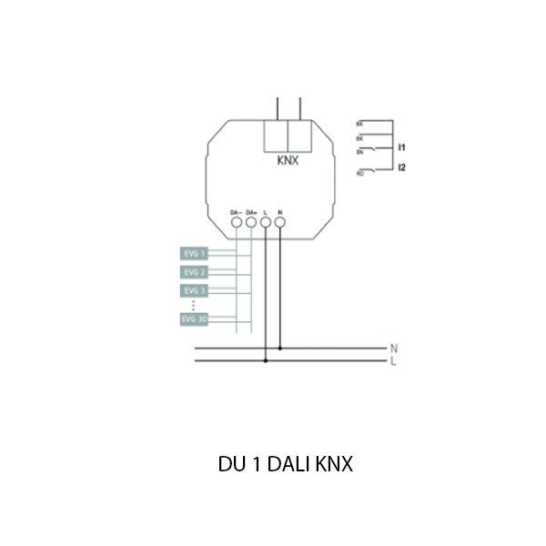 Theben Flush-Mounted Series DU 1 DALI KNX 4942580 - Image 2