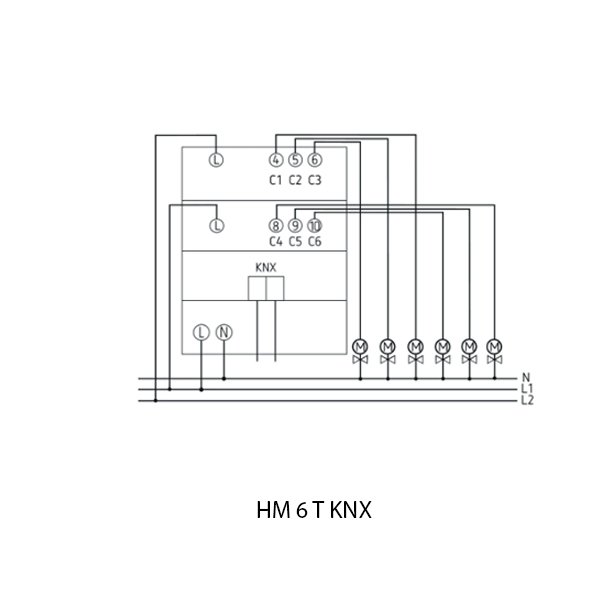 Theben Actuator Series HM 6 T KNX 4940240 - Image 2
